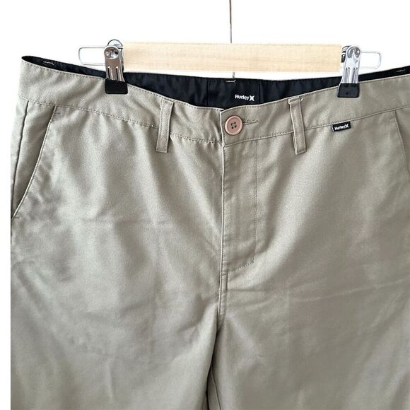 Hurley Men's Beige Hybrid Chino Shorts Size 32 Casual Summer Wear - Picture 5 of 6